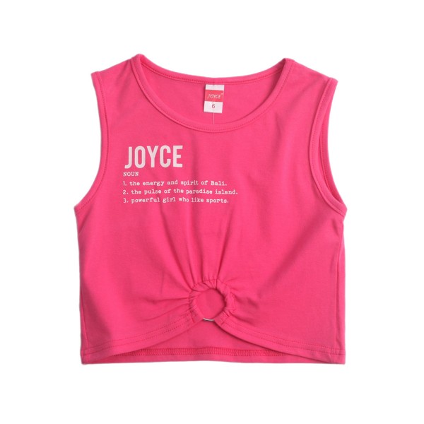 Παιδικό σετ μπλούζα σορτς ring φουξ μαύρο Joyce 2313140 για κορίτσια (12-14 ετών)
