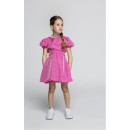 Παιδικό κοντομάνικο φόρεμα φουξ Alice Α11051 για κορίτσια (2-12 ετών)
