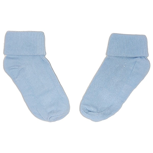 Βρεφικές κάλτσες μονόχρωμες γαλλάζιο