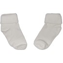 Βρεφικές κάλτσες μονόχρωμες λευκές (0-3 μηνών)