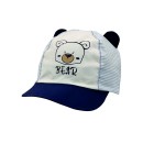 Καπέλο με σχέδιο αρκουδάκι μπλε 'LESZEK' για αγόρια