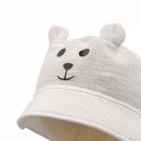 Καπέλο με σχέδιο αρκουδάκι λευκό 'NORBI' για αγόρια