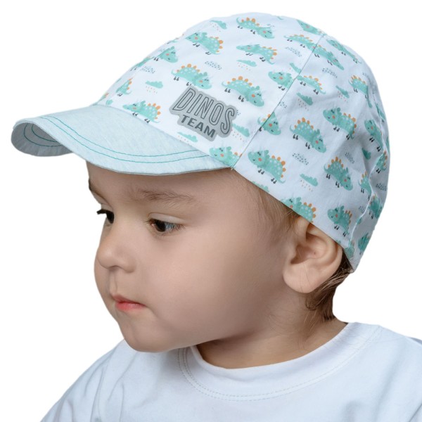 Καπέλο με σχέδια δεινοσαυράκια βεραμάν 'NOREK' για αγόρια