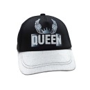 Παιδικό καπέλο τζόκει queen μαύρο-ασημί για κορίτσια