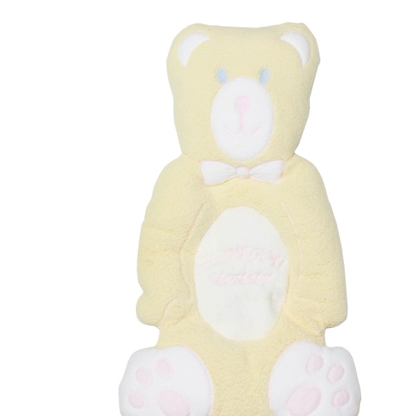 Βρεφικό μαξιλάρι στρωματάκι καροτσιού αρκουδάκι κίτρινο για κορίτσια
