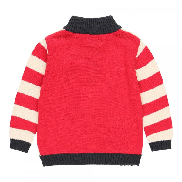 Παιδικό πουλόβερ εκρού για αγόρια Boboli 343066-7362 (2-6 ετών)