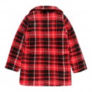 Παιδικό καρό παλτό μακρύ κόκκινο για κορίτσια Boboli 433213-9687 (8-14 ετών)