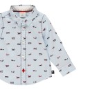 Παιδικό πουκάμισο σιέλ για αγόρια Boboli 713157-9595 (2-6 ετών)