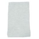 Βρεφική πλεκτή γκρι κουβέρτα με πλεξούδες για αγόρια (85x90 εκ.)