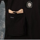 Παιδικό σετ t-shirt με αλυσίδα και παντελόνι φόρμας μαύρο-μπεζ (2-6 ετών)