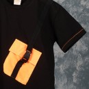 Παιδικό σετ t-shirt με παντελόνι φόρμας μαύρο-σκούρο γκρι (6-10 ετών)